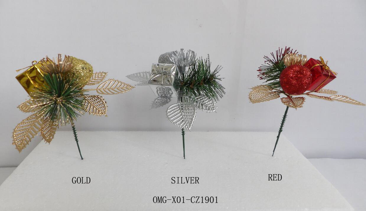 Xmas flower receptacle