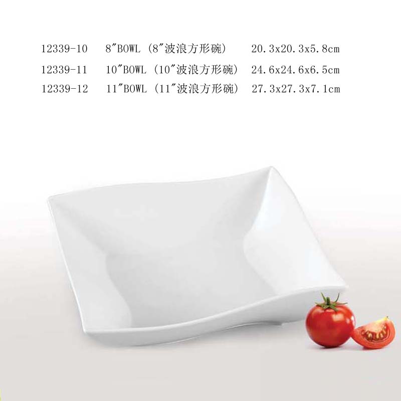 Wave shape bowl series