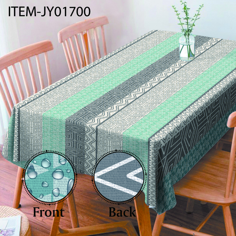 W-polyether coated textile tablecloth