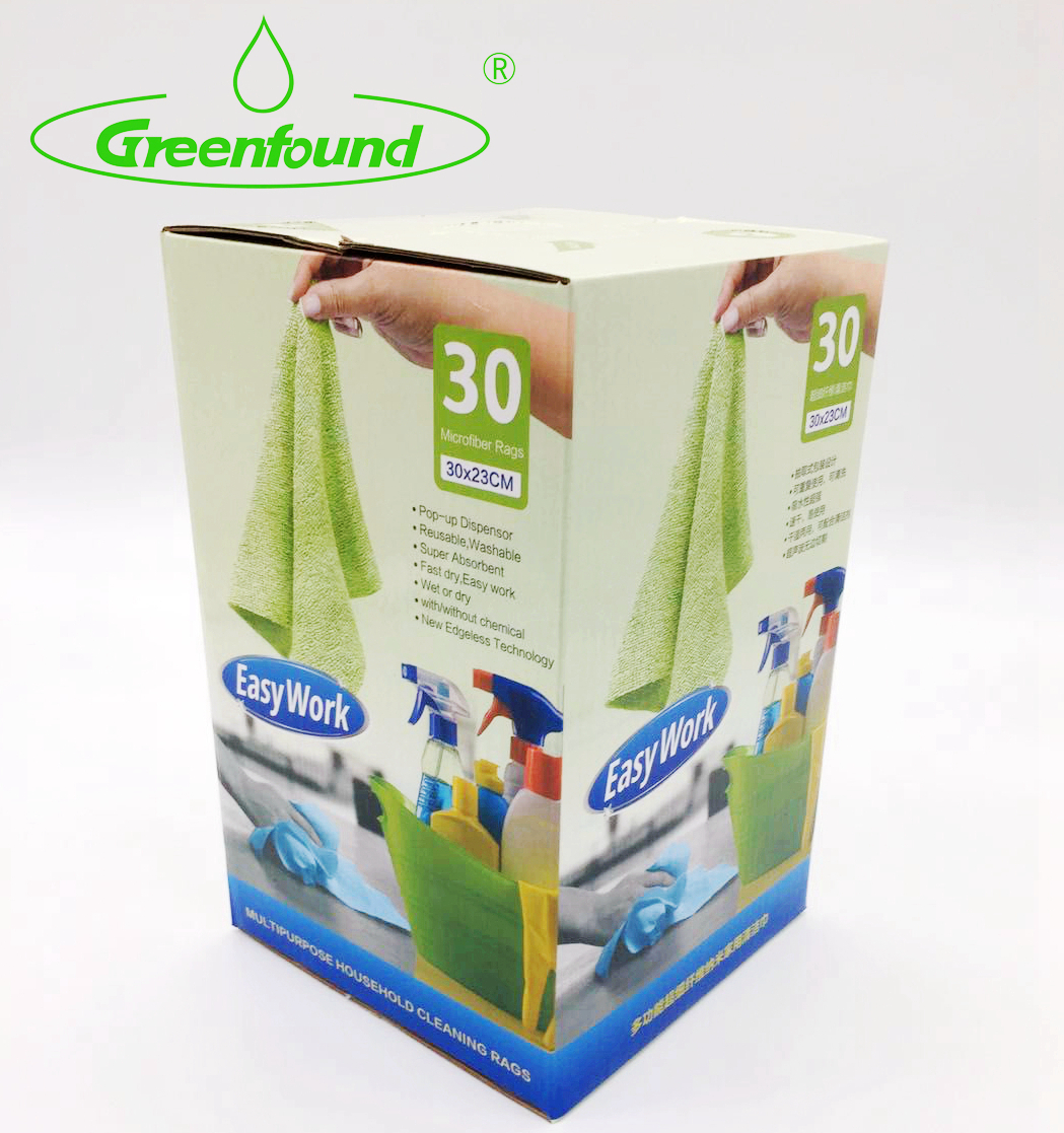 Edgeless Microfiber Cleaning Rags 30PK GRAB A RAG