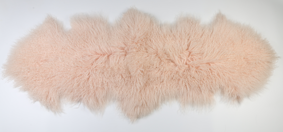 Mongolian Lambskin Rug Double
