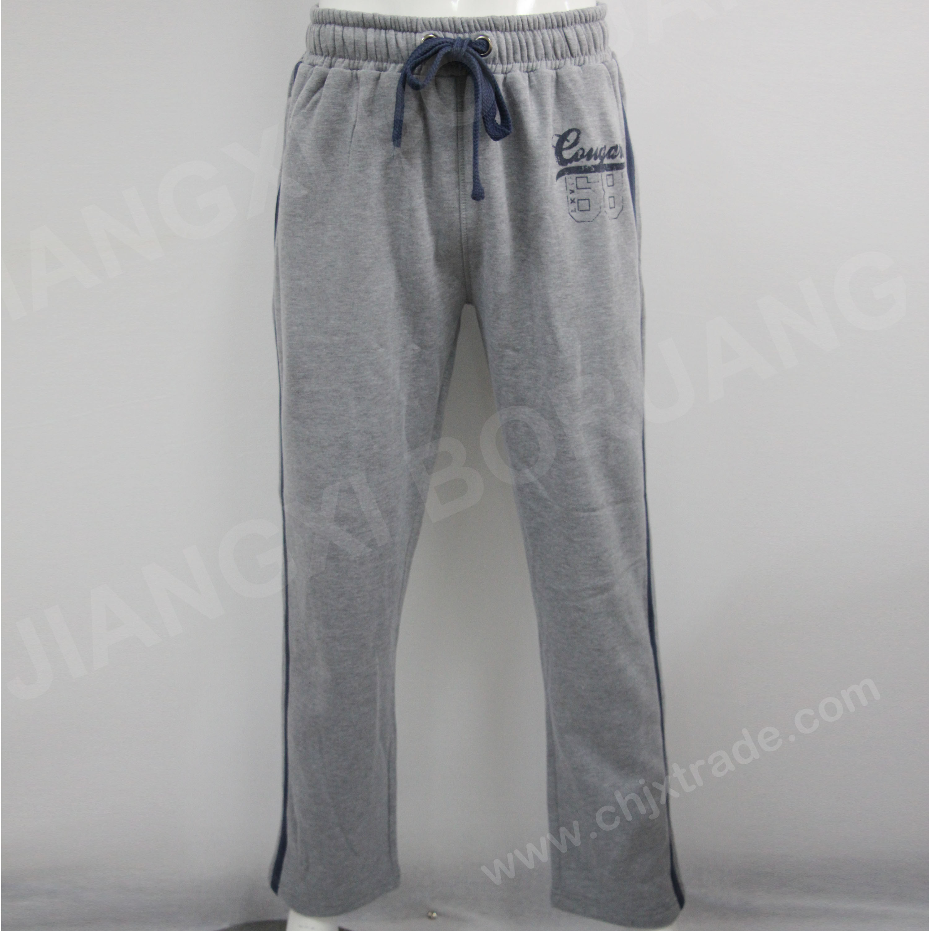 Mens T/C 65/35 Fleece Pants With Print