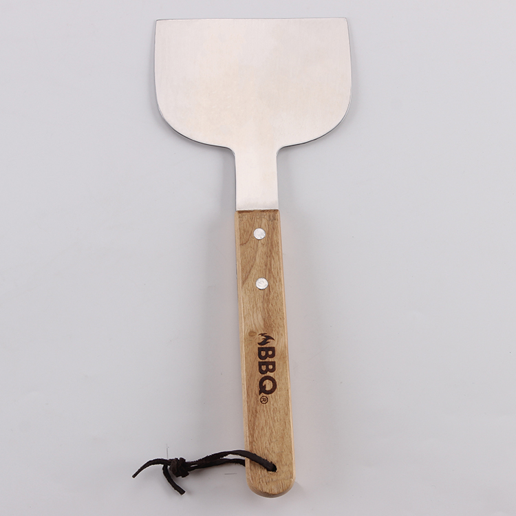 Stainless steel barbecue shovel