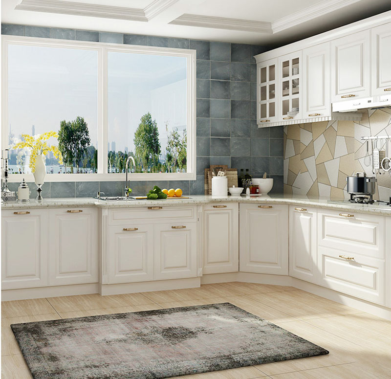 white kitchen cabinet