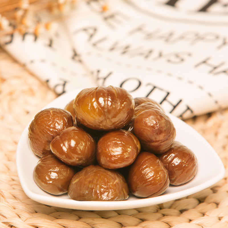Roasted and Peeled Chestnuts