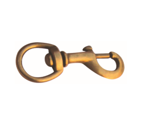 Bronze die casting swivel snap, polished
