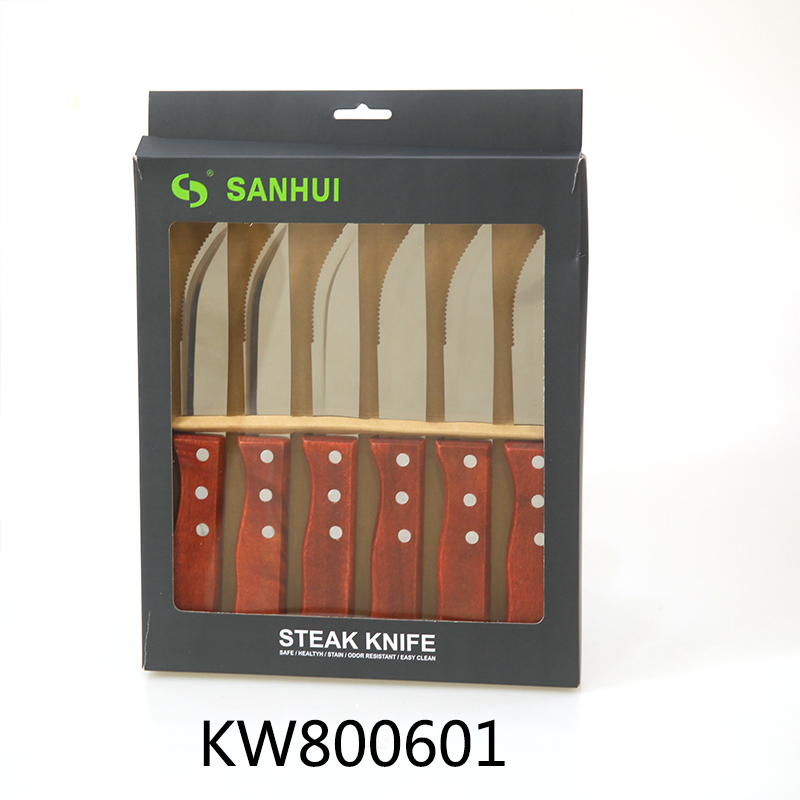 6pc Jumbo Steak Knife Set