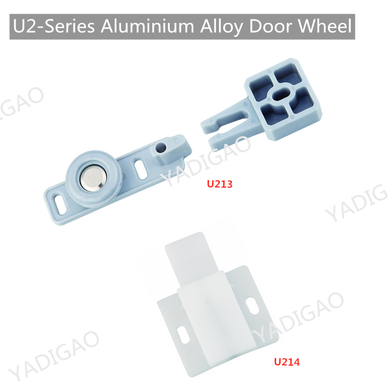 Wheel for aluminium alloy door
