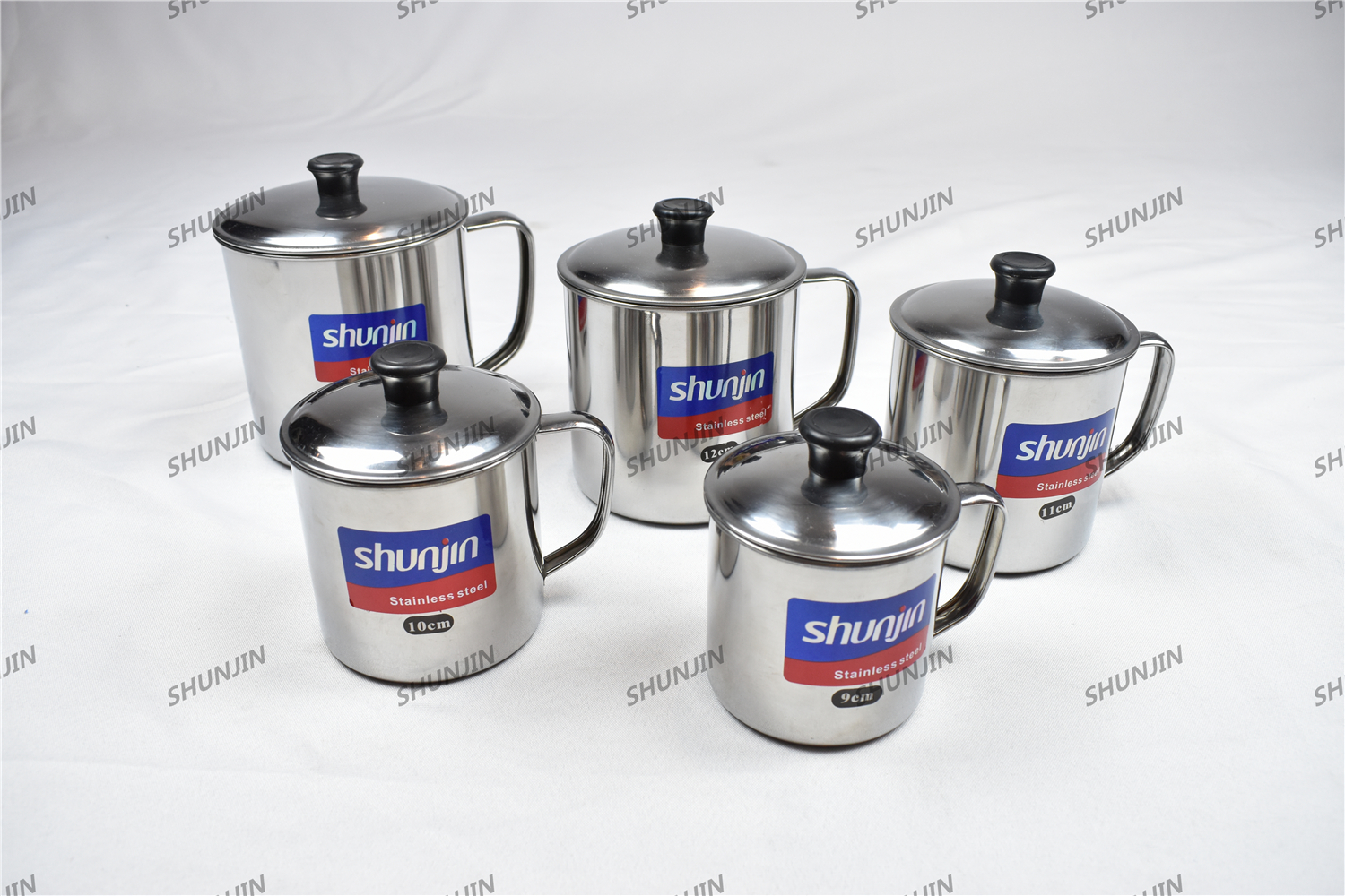 stainless steel mug