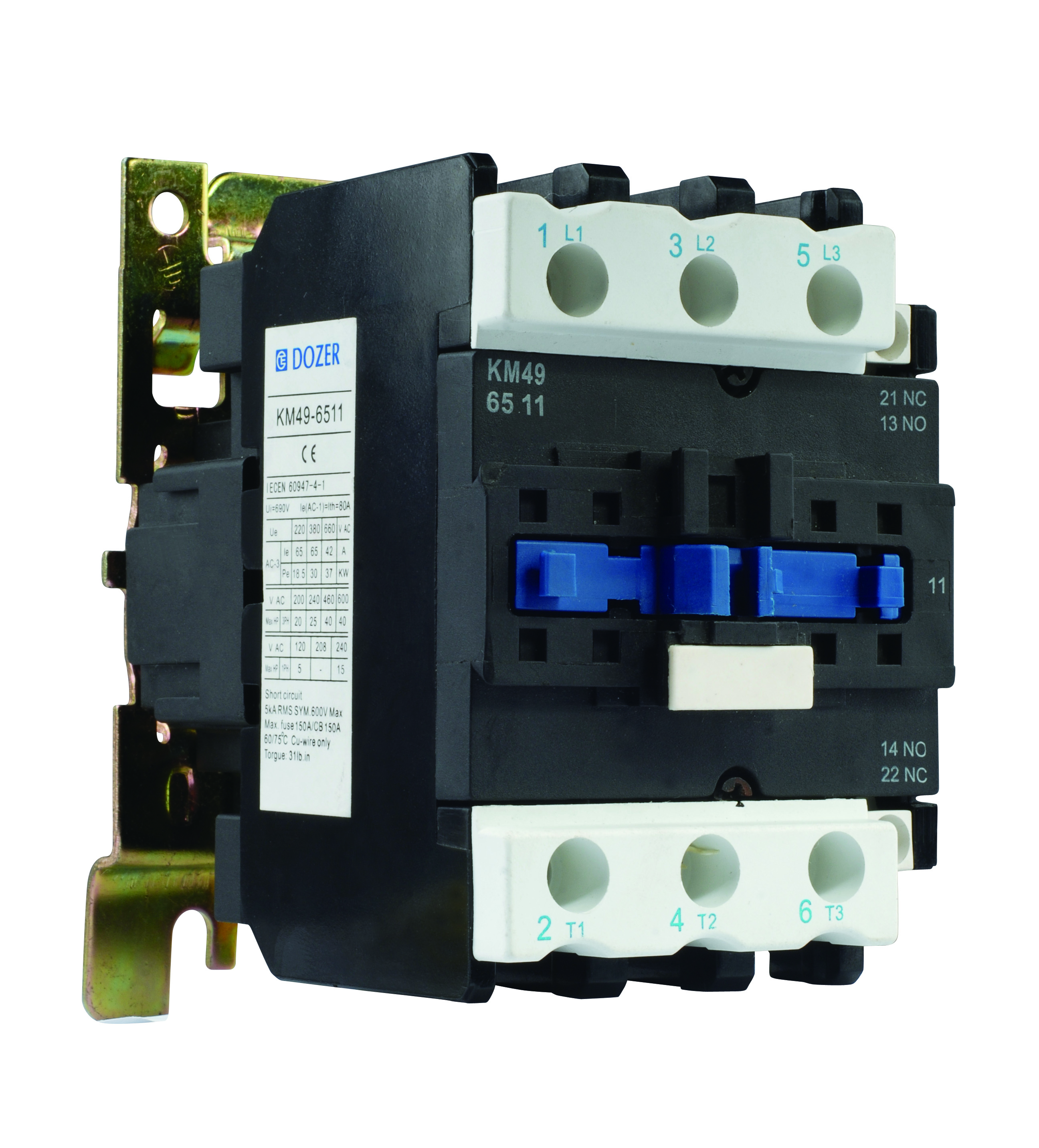 LC1-D65 65A 220V/380V AC Contactor