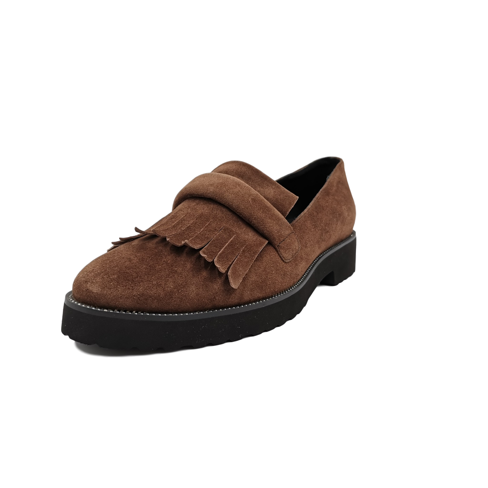 New hot cow suede thick comfort sole ladies dress shoe