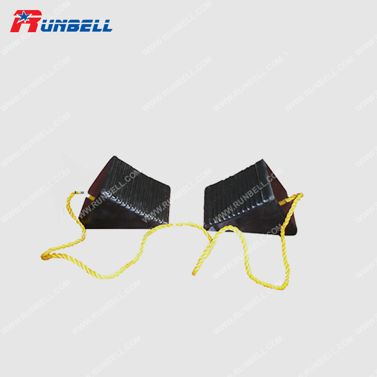 Rubber Car Stopper Pair With Rope