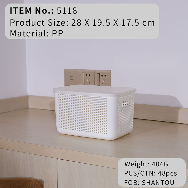 5118 Storage box with lid