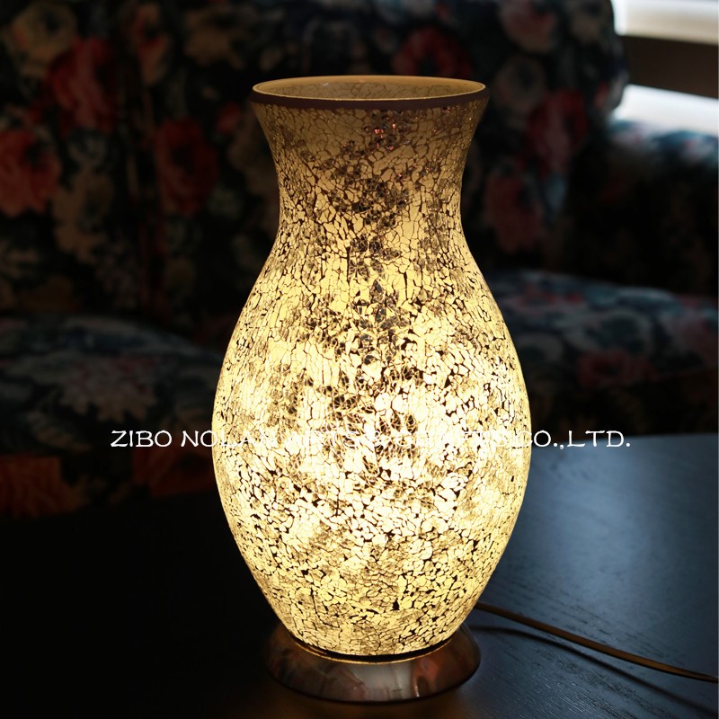 Mosaic glass table lamp