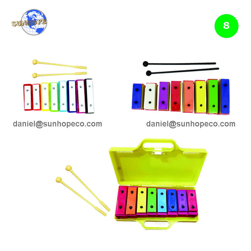 8tunes xylophone on plastic square tubes