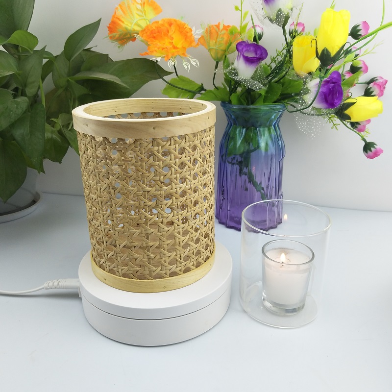 Factory sells handmade rattan candlesticks
