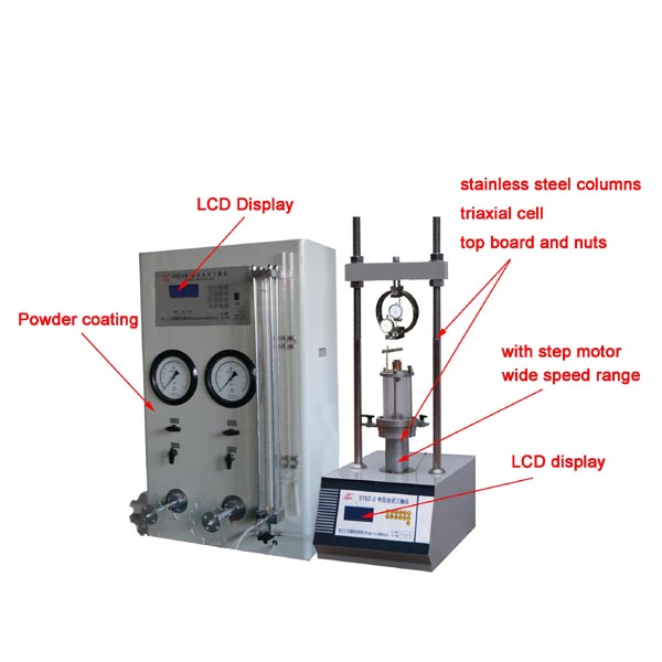 30KN midium Pressure Triaxial Test Set