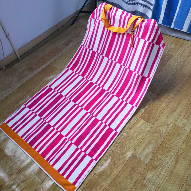 beach towel with sticks pillow zipper pocket