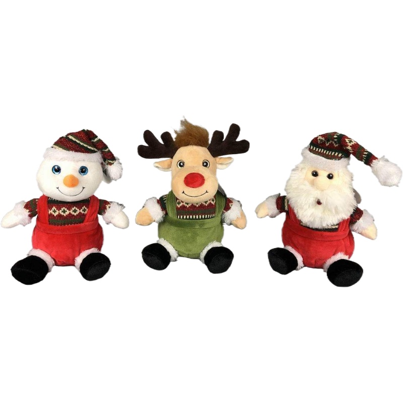 Cute animal for X'mas, 3 assorted