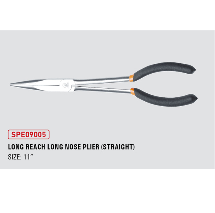 11inch long reach long nose plier (straight)