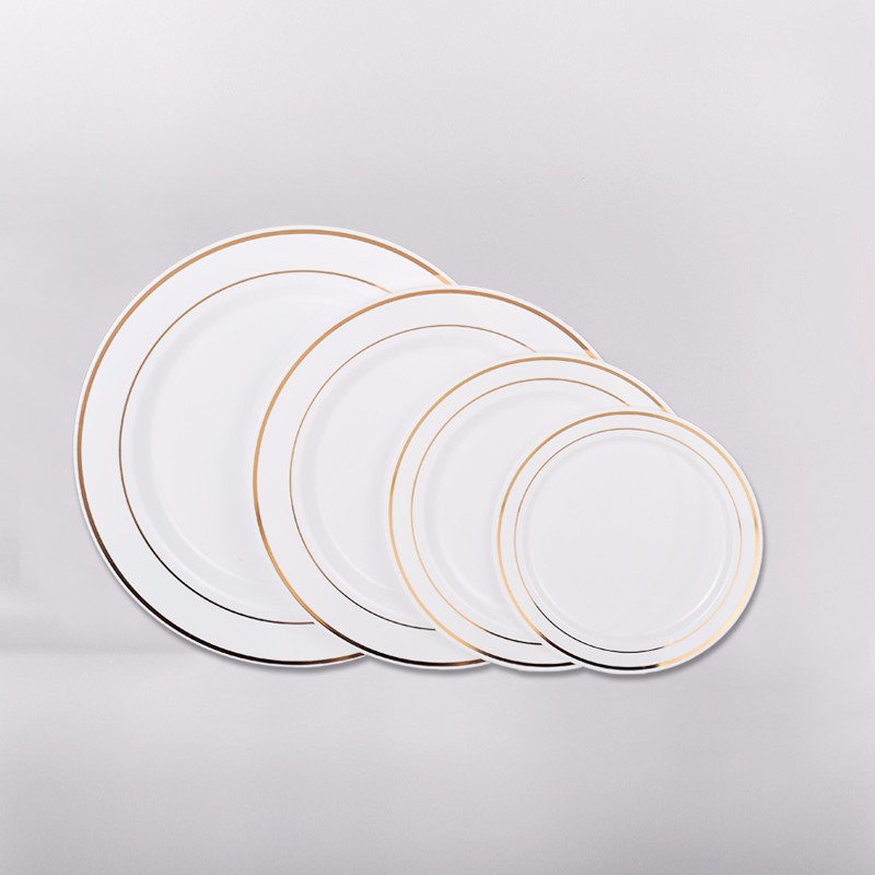 6"/7.5"/9"/10.25" Disposable Round Plates Disposable Plastic Plates