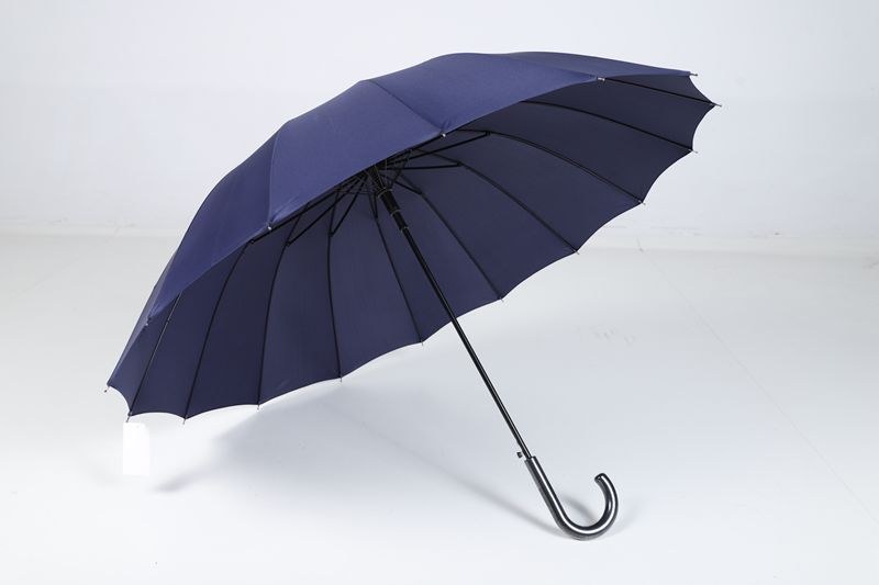 25inches 16 ribs big size automatic straight windproof umbrella
