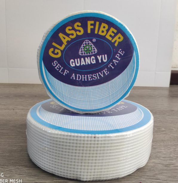 8x8 mesh/inch fiberglass self adhesive tape