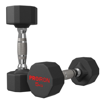 Pro Rubber Dumbbell