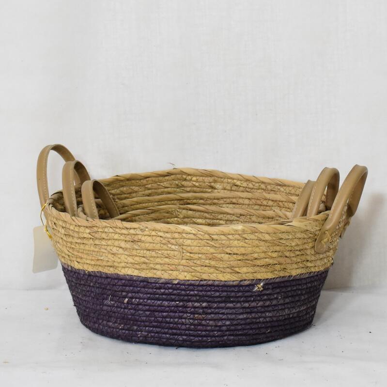 Woven Straw Basket