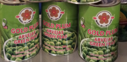 Canned Green Peas Guisantes Petit Pois Arvejas