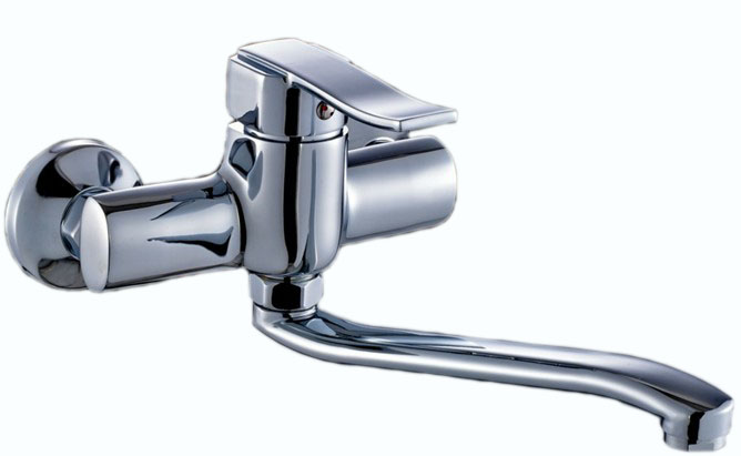 Brass body Wall Mounted Kitchen Faucet