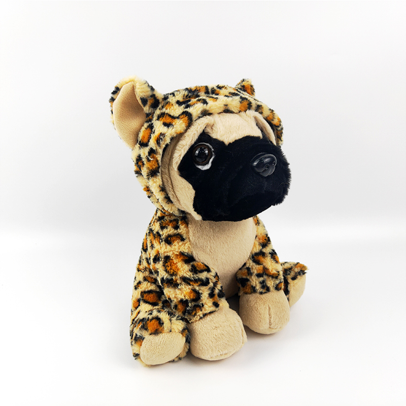 Plush Shar-pie dog toy soft stuffed costume dog