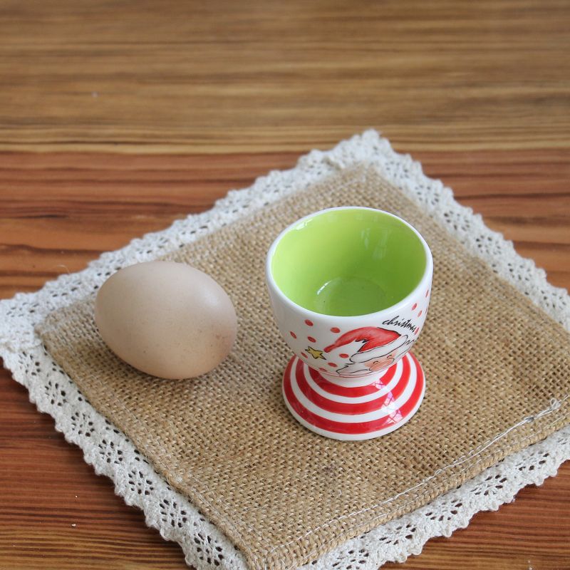 Egg Cup Christmas design