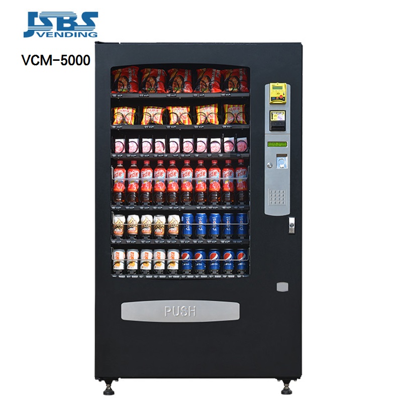 Combo vending machine for snacks and drinks（VCM）