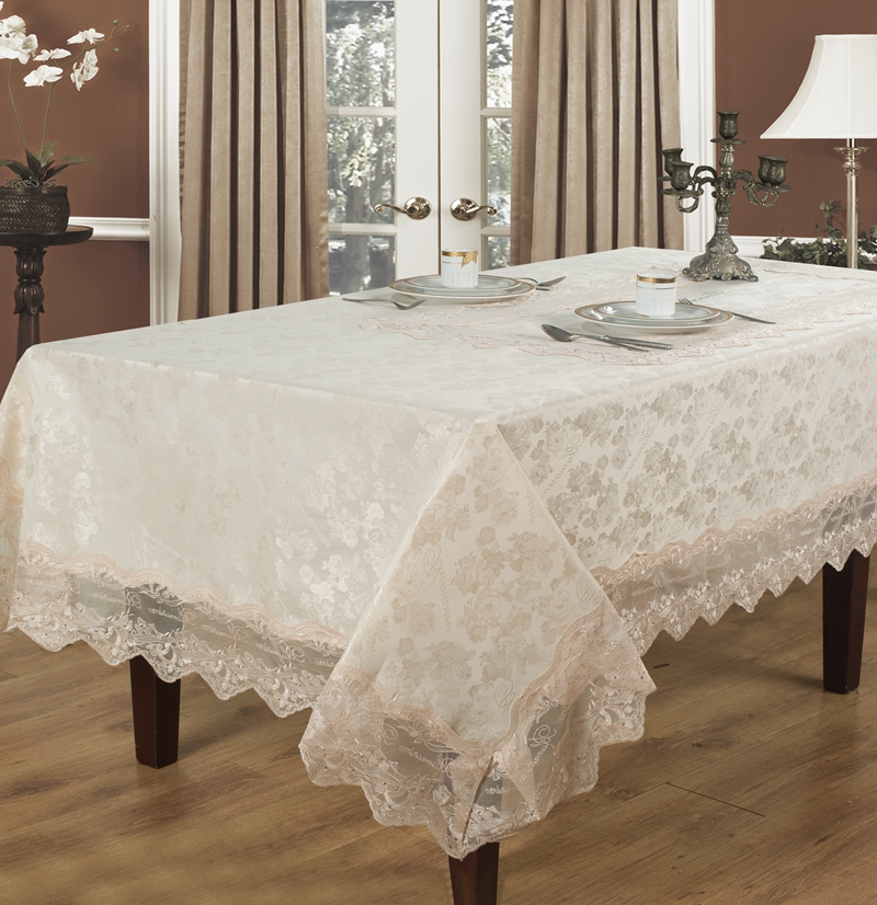Tj-899 Table Cloth With Lace