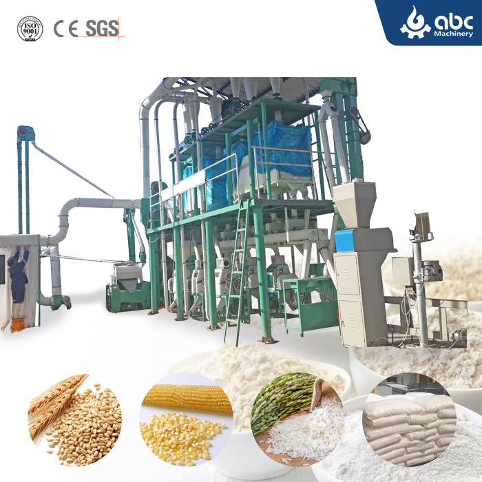 30-60TPD Wheat Flour Mill Plant, ABC Machinery