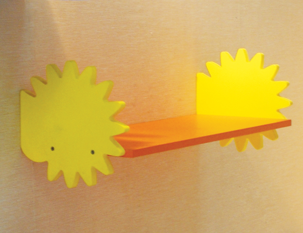 Lovely kid floating wall shelf