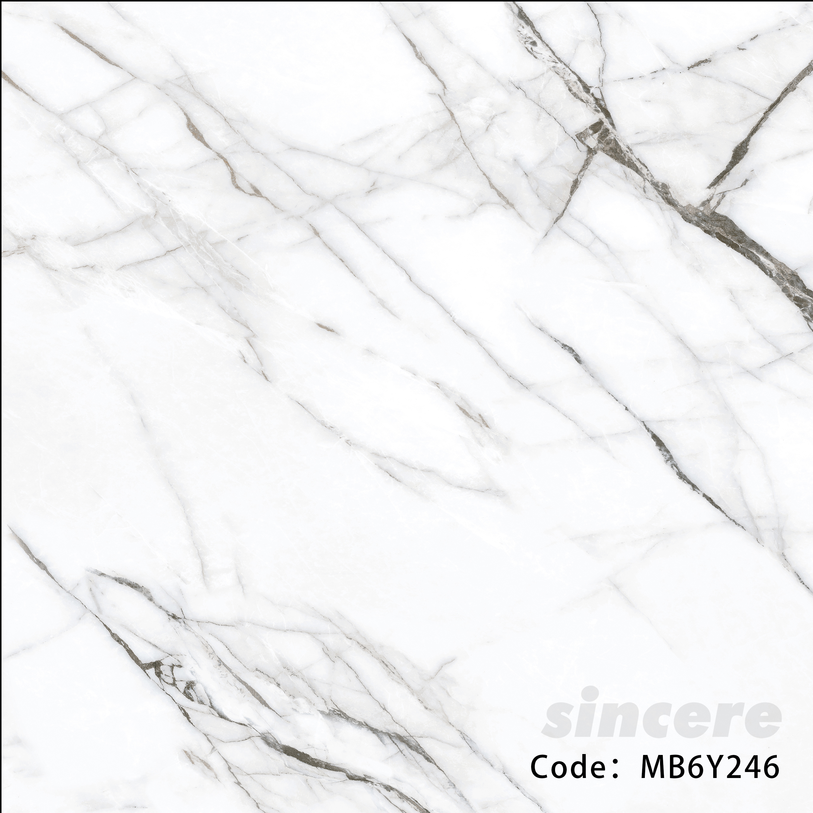 Polished glazed porcelain tiles
