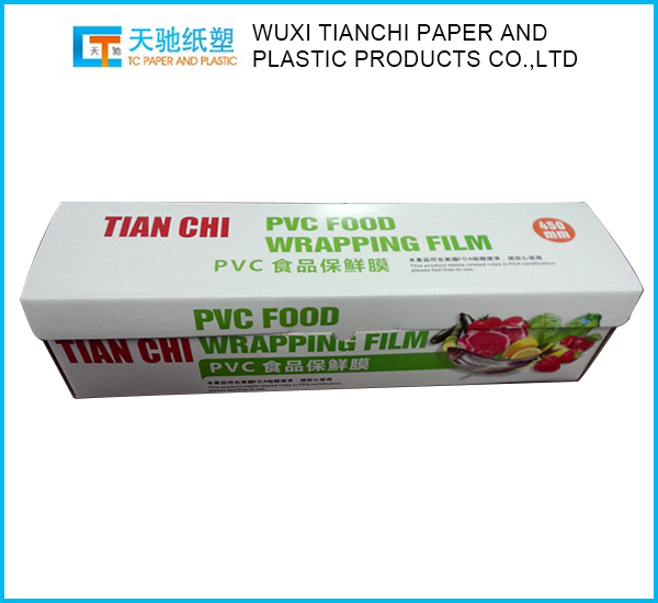 Transparent PVC Food Wrap For Supermarket Use