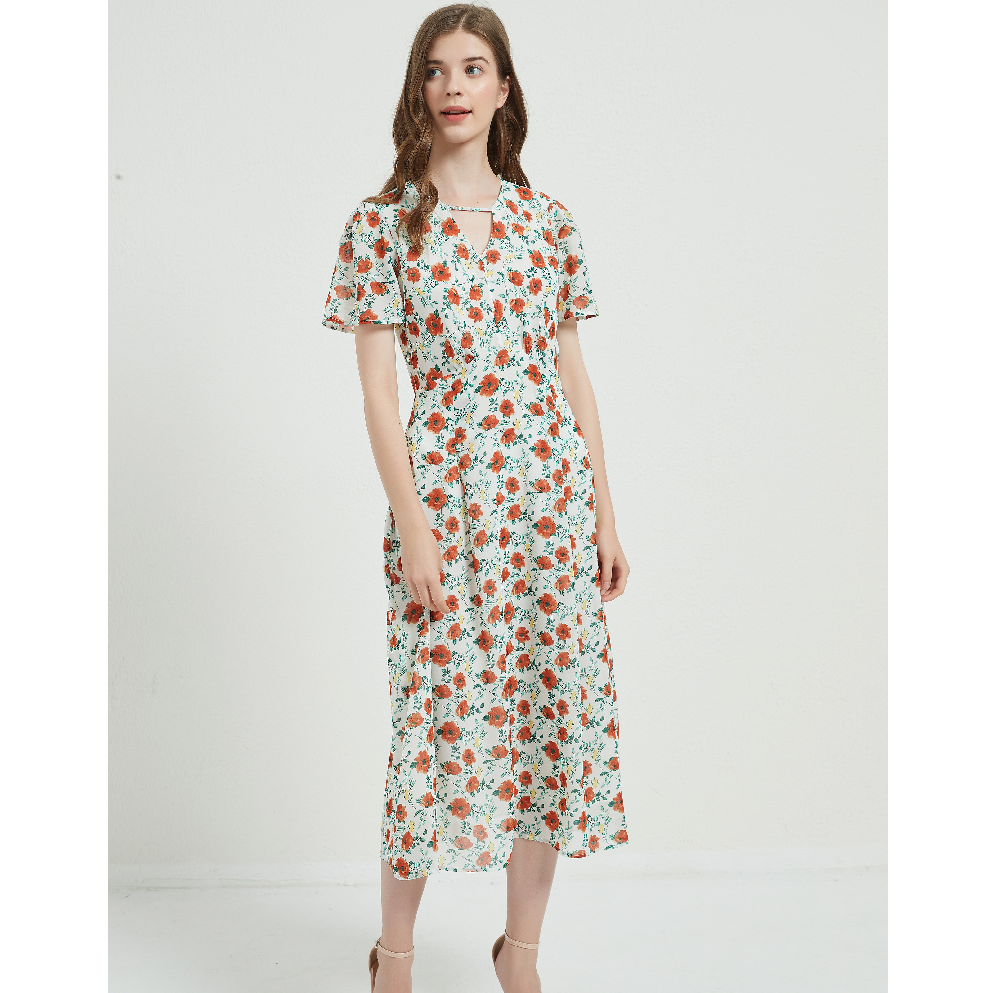 Ladies’ Woven print dress