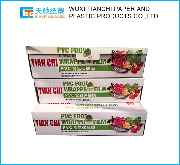 PVC Food Wrap With 2" Paper Core Fda Certificate