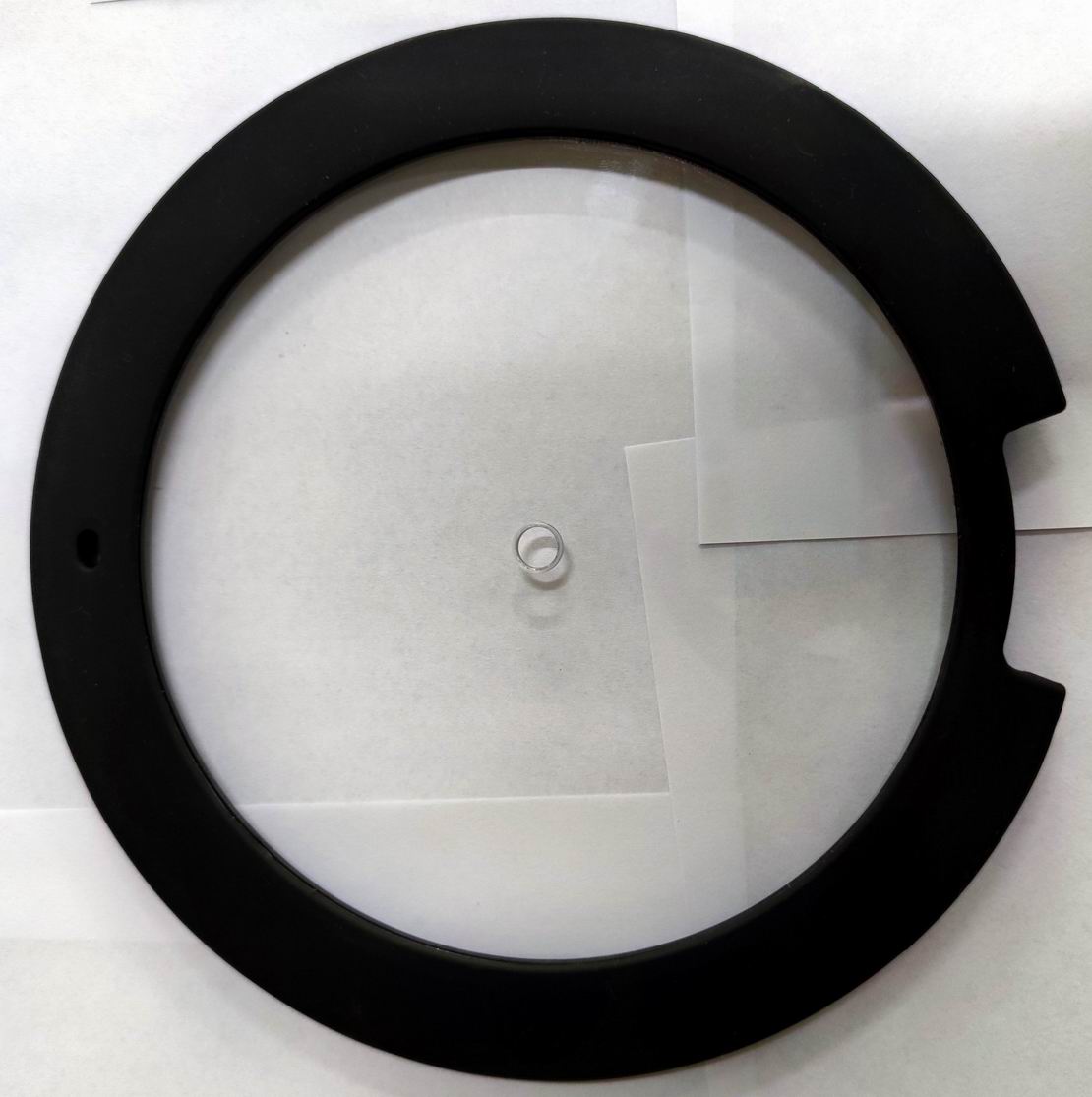A Silicone glass lid