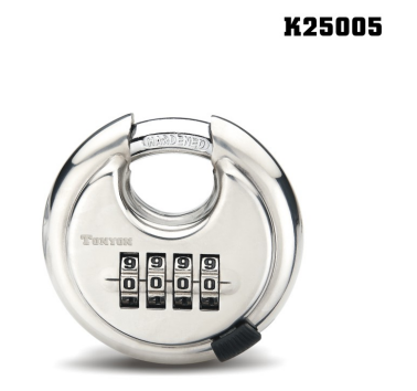 Combination discuss padlock