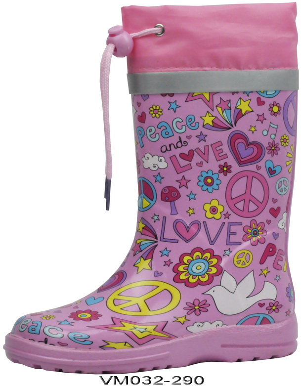 Kid's Rubber Rain Boots