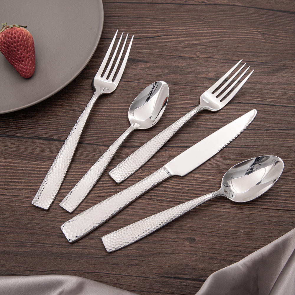 18/0 stainless steel cutlery flatware set hotel restaurant wedding home daily knife spoon fork set