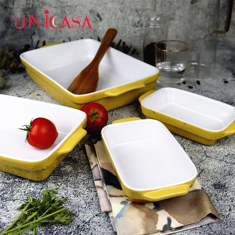 Ceramic Bakeware Rectangular Baking Dishes baking dish ramekin oven baker bakeware