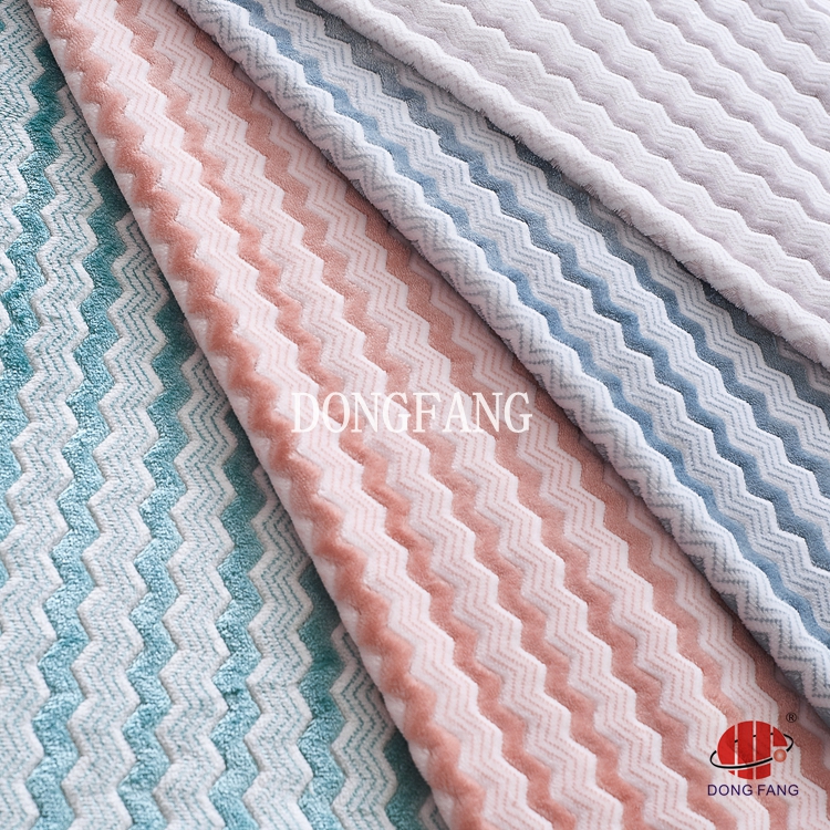 100% cationic jacquard flannel