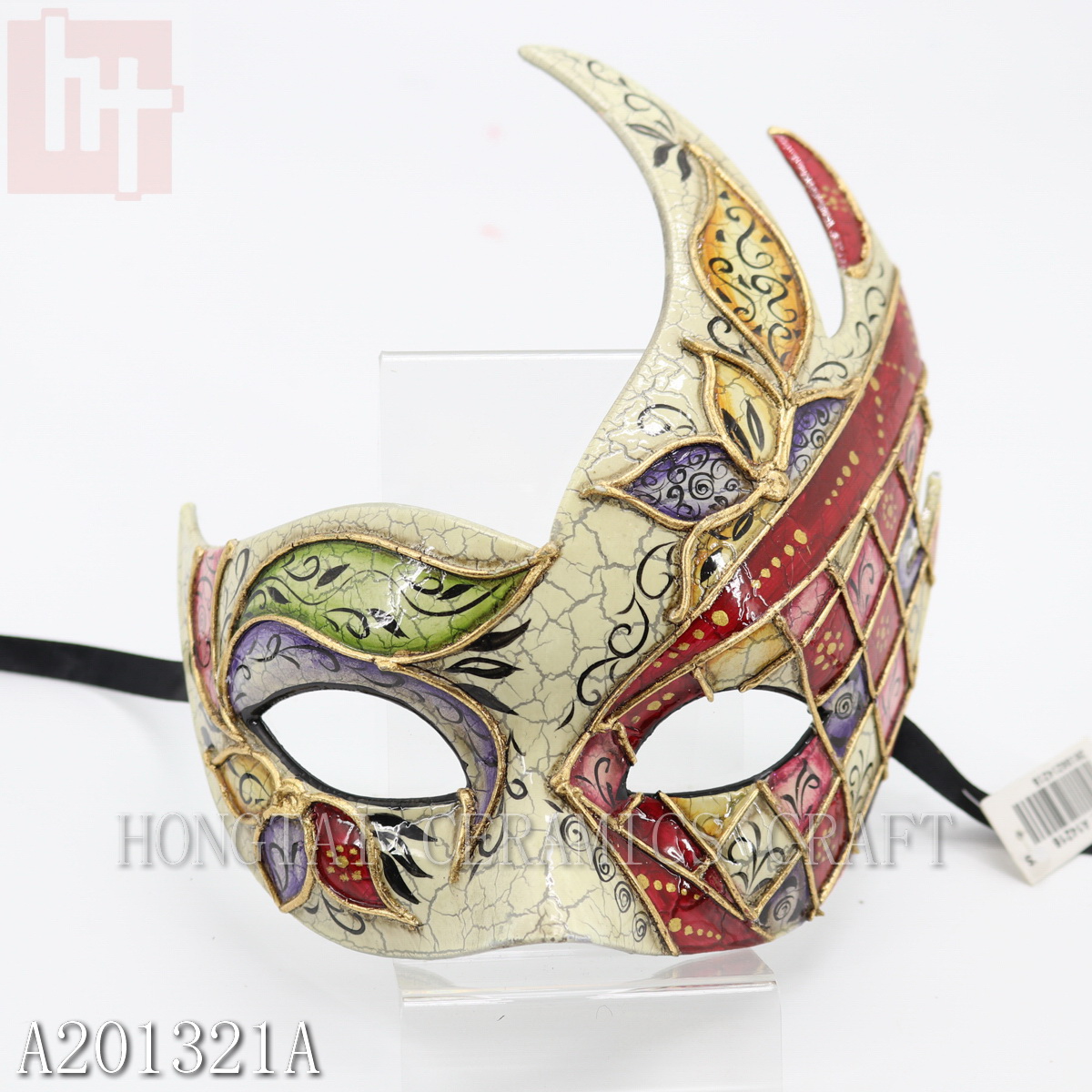 Venetian Style Halloween Mask A201321 2/set