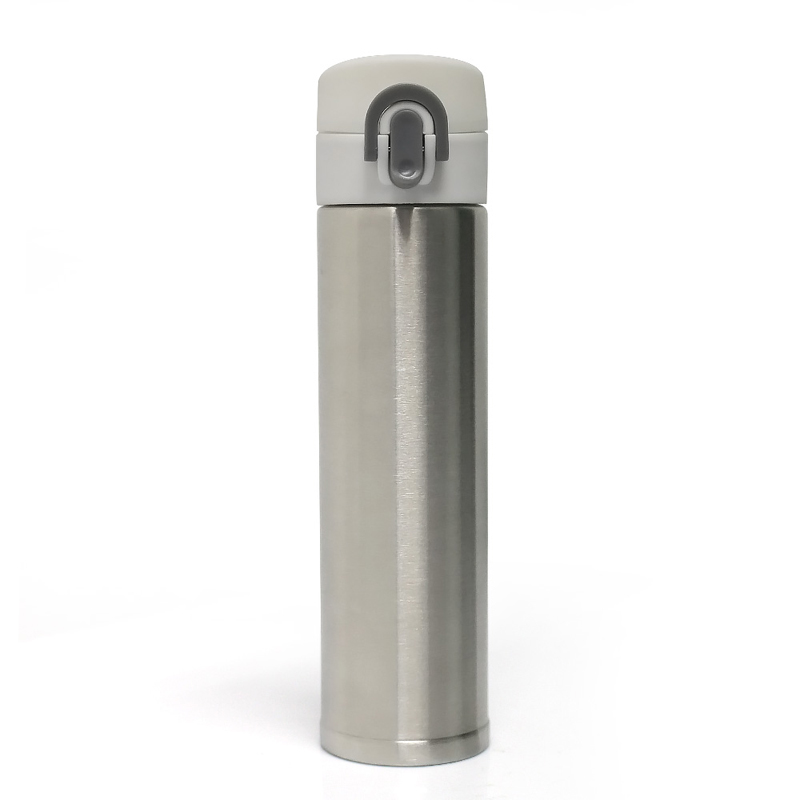 Fashion Stainless Steel Vaccum Flask with Flip Top