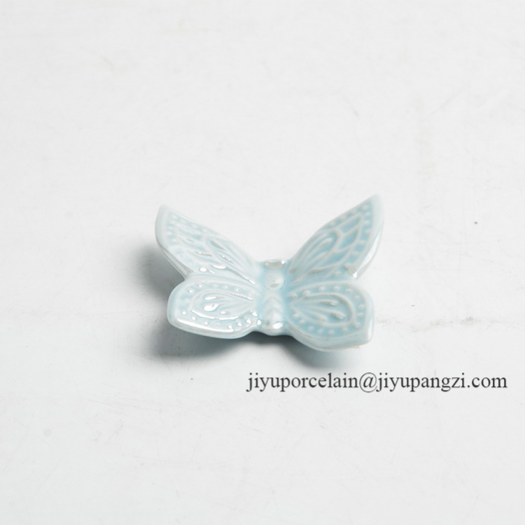 porcelain ceramic hollow out butterflies decors